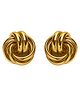 Kailash Creation Classic Knot Gold Plated Stud Earrings for Women | For Casual, Office, Party, and Festive Wear - 30 g