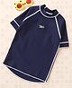 Speedo Half Raglan Sleeves Sun Top - Navy Blue