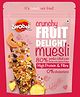 Zerobeli Crunchy Fruit Delight Muesli 425 g |100% Wholegrain Muesli with Fruits, Seeds & Almonds