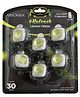 Absorbia Car Membrane Air Freshener (pack  of 6) | Lemon Fragrance -Yellow