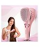 Majestique Self Cleaning Detangling Hair Brush for Women, Ideal for All Hair Types - 1Pc/Multicolour