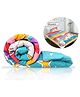 Filymore Kids Unicorn Elastic Fitted Bedsheet for Single Bed (72x36 inches), Pure Microfiber, 1 Bedsheet & 1 Pillow Covers, Fits Up to 6 inches. single Size.Multicolour.