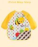 Sparkle Joy Full Sleeves Washable PVC Waterproof Printed Apron/Bibs - Multicolor
