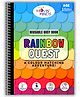 Rainbow Quest Colours Mini Book | Early learning Montessori Activity Book with Reusable Velcro Stickers | Travel Friendly Activity Books | Mess Free Fun Activity Quiet Book - English