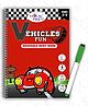 Vehicles Fun Reusable Write and erase Mini Book perfect for travel for preschoolers | Reusable Activity Book for Ages 2-5 Years | Write and erase activity book | Travel friendly kids books - English