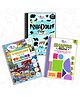 Wheeling into Colours, Shapes Match, Shadow Play Mini Book | Velcro Books | Preschool Learning Book for preschoolers, Set of 3 books - English
