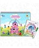 Princess theme Reusable Book, No Mess Velcro Activity Book for Kids, Birthday Gifts for preschoolers, Travel Toys for Toddlers, Quiet Montessori Learning Book Set of 2 books - English