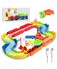 MIRANA TOYS Block Rider Toy Train Set with Colorful & Multiple Track Layout (Basic - 47 Pcs)