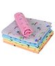 Zahya 6 pcs Cotton Napkin for Face, Dining - Feather-Light - Colour Floral