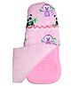 Fisher Price First Carry Azure Comfort Plus (3-in-1 Carrier) with Extra Cozy Velvet  Cover Sleeve Panda & Monkey Design - Pink