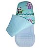 Fisher Price First Carry Azure Comfort Plus (3-in-1 Carrier) Terry with Extra Cozy Cover Sleeve Panda & Monkey Design - Blue