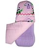 Fisher Price First Carry Azure Comfort Plus (3-in-1 Carrier) Terry with Extra Cozy Cover Sleeve Panda & Monkey Design - Purple