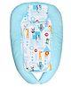 Fisher Price by NB Azure Comfort Nest Premium Cotton Sleep Pod - White & Blue