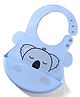 Water-Resistant Baby Silicone Bib  Light blue | Food-Grade Silicone | BPA-Free | Crumb Catcher | Adjustable Fit | Easy to Clean | Travel-Friendly | Reusable Bib|