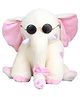 Tickles Sitting Elephant Wearing Googles Soft Stuffed Plush Animal Toy for Kids Boys & Girls Birthday Gift White - Height 12 cm