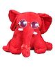 Tickles Sitting Elephant Wearing Googles Soft Stuffed Plush Animal Toy for Kids Boys & Girls Birthday Gift Red- Height 30 cm