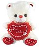 Tickles Beige Adorable Teddy with Best Wishes Soft Stuffed Plush Toy For Kids Boys & Girls Birthday Gift (Size: Length 30 cm Color:Peach)