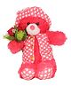 Tickles 35 cm Jacket Teddy with Rose Soft Stuffed Plush Toy for Kids Boys & Girls Birthday Gift (Color Magenta)