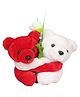 Tickles Valentine Couple Teddy Special Valentine Day Gift Birthday Gift (Color: White Size: Length 14 cm)