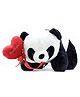 Tickles Panda with Best Brother Heart Soft Stuffed Plush Animal Toy for Boys & Girls Raksha Bandhan Gift (Color: Black Size: Length 26 cm)