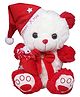 Tickles Santa Christmas Teddy Bear Soft Stuffed Plush Toy for Boys & Girls Birthday Gift (Color: Red Size: Length 32 cm)
