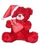 Tickles Christmas Teddy Bear with Gift Bag Soft Stuffed Plush Toy for Kids Boys & Girls Birthday Gift  (Color: Red Size:Length 35 cm)