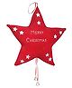 Tickles Merry Christmas Star with Bell Soft Stuffed Plush Toy for Kids Boys & Girls Birthday Gifts (Color: Red Size: Length 30 cm)