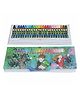 QIPS Ben 10 Oil Pastels Set  24 Vibrant Colors with Brush