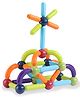 Babyhug Magnetic Colorful Sticks - 64 Pieces| Montessori Learning| Learning Building Activity & Educational Toy| for 3+ Year Kids| Creative Gifting| Unlimited Play| Child Safe Material| BIS Certified
