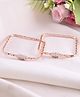 VALLEY OF JEWELLERY Set Of 2 Rose Gold Plated Square Shaped Bangles - Rose Gold
