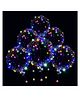 Ji & Ja Transparent Bobo Bubble Balloons Multicolor Led Lights Crystal Clear for LED Light Up Balloons (Set of 5 Pcs)
