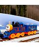 WOW Toys - Delivering Joys of Life, Magic Little Train Engine with Lights and Sound - Blue and Orange