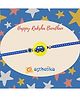 Asthetika Car Kids Rakhi with Roli Chawal - Blue