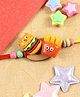 Asthetika Burger And Fries Kids Rakhi with Roli Chawal - Orange