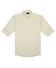 Charchit Linen Woven Full Sleeves Solid Shirt - Cream
