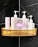 FunBlast Wall Mount Bathroom Shelf Organizer Home and Kitchen Light Brown