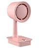 FunBlast USB Rechargeable Mini Portable Fan with Mobile Holder  Pink