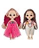 FunBlast Cute Princess Doll for Girls  Pack of 2 Random Color Height 16 cm