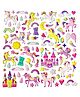 FunBlast Cute Unicorn Theme Kawaii Stickers Set of 2 Sheet - Multicolor