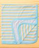 OHMS Interlock Knit Towel with Stripes L 78 X B 69 cm - Multicolor