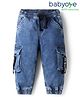 Babyoye Denim Full Length Jeans With Pockets - Blue