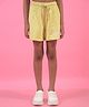 CRIMSOUNE CLUB Cotton Woven Hot AIr Balloon Embroidered Shorts - Yellow