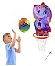 Sarvda Elephant theme Basketball Game Playset with Adjustable Wall Mounted Hanging Board & Hoop - Multicolor