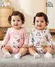Babyoye Disney 100% Cotton Full Sleeves Onesies With Winnie And Friends Graphic Pack Of 2 - Multi Colour