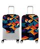 JD FRESH 20 inch Polyester Fabric Waterproof Trolley Bag Cover for Luggage Bag - Yellow & Blue
