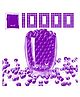 JD FRESH 10,000 Gel Blaster Bullets Eco-Friendly and Non-Toxic 7-8MM Water Beads - Purple