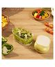 JD FRESH 1 PC 350 ml Chopper for Kitchen Use with 4 Sharp Stainless-Steel Blades for Fruits & Vegetable Cutter for Kitchen - Green