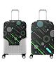 JD FRESH 20 inch Polyester Fabric Waterproof Trolley Bag Cover for Luggage Bag - Black