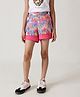 One Friday Woven Floral & Leopard Printed Shorts - Multi Colour