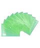 LINC Foolscap Button Document File Folder, Green, Pack of 10